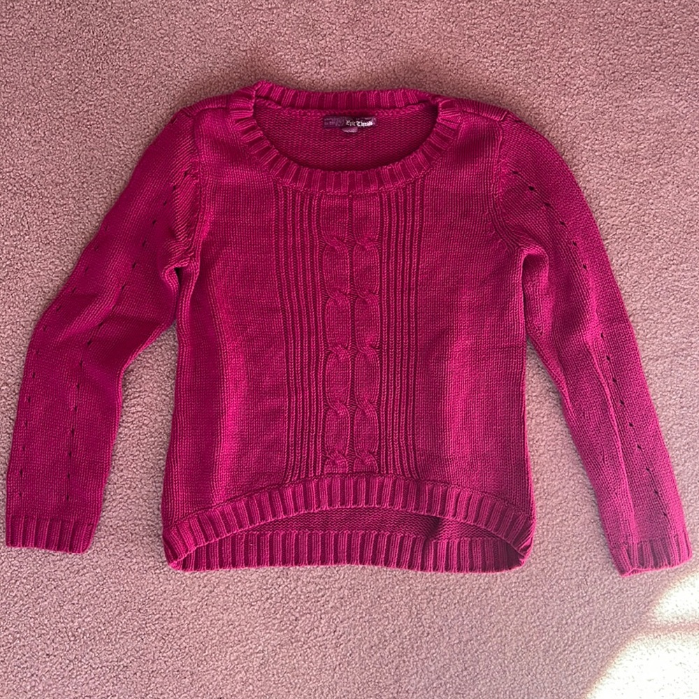 Epic Threads Pink Sweater Size XL